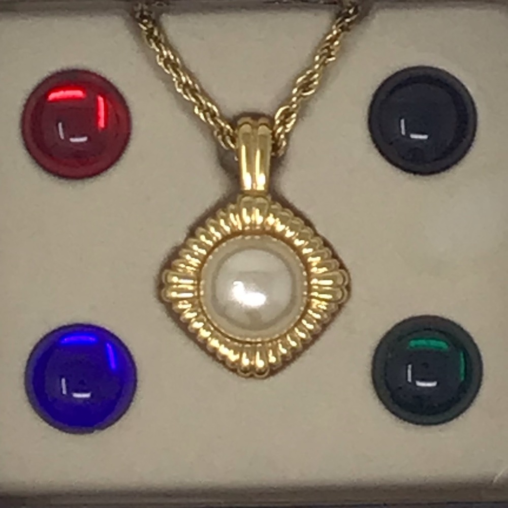 Kenneth Jay Lane Multi Color Stones Necklace
